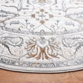 thumbnail image 3 of SAFAVIEH Sonoma Janine Oriental Area Rug, Ivory/Grey, 6'7" x 6'7" Round, 3 of 7