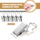 thumbnail image 1 of Bewildely 100 piezas Clips de cortina de acero inoxidable con apertura de dientes de Metal fácil de colgar fotos de gancho para cortina hogar Decoración del hogar, 1 of 2