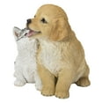 thumbnail image 4 of Golden Retriever & Kitten - Ultra Realistic Garden Statue, 4 of 4