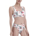 thumbnail image 4 of High Waisted Bikini Sets For Women, Gifts Koala Swimsuits Tummy Control, Two Pieces Bathing Suit, 4 of 8