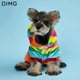 thumbnail image 2 of OIMG-ropa de invierno para perro, pijamas para perros pequeños, ropa de dormir, abrigo para cachorro, sudaderas con capucha para perro Yorkies, peluche, Schnauzer, Mono de lana suave para perro, 2 of 4