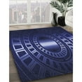 thumbnail image 3 of Ahgly Company Machine Washable Indoor Rectangle Transitional Night Blue Area Rugs, 2' x 3', 3 of 7