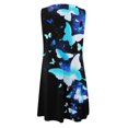 thumbnail image 4 of TJAZFJPA Robe de Nuit Femme Élégante Col Rond Robe Débardeur Robe Décontractée à Imprimé Floral Longues Robes d'Été pour Femmes Robes pour Femmes Été, 4 of 5