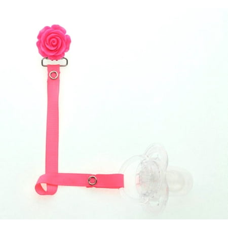 Flower Pacifier Clip