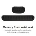 thumbnail image 3 of Injueey Teclado para portátil, reposamuñecas ergonómico, almohadillas de soporte para ratón de Hotel de oficina, cojines transpirables de espuma de Juegos de teclado y mouse para computadora, 3 of 6