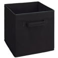 thumbnail image 6 of ClosetMaid Cubeicals Fabric Drawer, Open Storage Organizing Bin, Black (2 Pack), 6 of 6