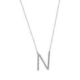 thumbnail image 2 of Imperial 1/20Ct TDW Diamond Alphabet N Pendant Necklace for Women in Sterling Silver, 2 of 6
