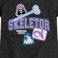 thumbnail image 3 of Masters of the Universe - Skeletor Faux Patches - Youth Girls Fitted Short Sleeve T-Shirt, 3 of 5