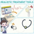 thumbnail image 4 of JoyStone Toy Doctor Kit, Interactive Pretend Play Medical Set with Lights & Sounds, Educational Toy for Boys & Girls, Ages 3-5, 4 of 12