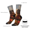 thumbnail image 2 of Yiaed Cat Dog Friendship Print Great elasticity Crew Socks Sports socks for Men and Women, 2 of 5