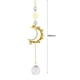 thumbnail image 1 of Crystal Windchime Dream Catchers Moon Flower Chandelier Home Decor (Amarillo) Likrtyny Libre de BPA, 1 of 8
