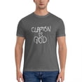 thumbnail image 1 of Camiseta de verano para hombre camisa de marca Clapton is God - White en Black Essential camisa con estampado animal tops para niños, 1 of 6