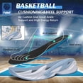 thumbnail image 2 of Men Basketball Shose Breathable Fashion Sneakers Non Slip Sport Shoes, 2 of 13