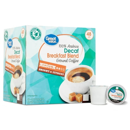 Great Value Gv Breakfast Blend Decaf 48ct