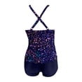 thumbnail image 5 of Women Tankini Swimsuits with Shorts - Two Piece Tummy Control Bathing Suits Top with Two Pockets Bottom Swimwear, 5 of 5