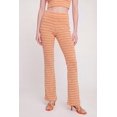 thumbnail image 3 of Women's Striped Rib Knit Fold Over Pants, 3 of 4