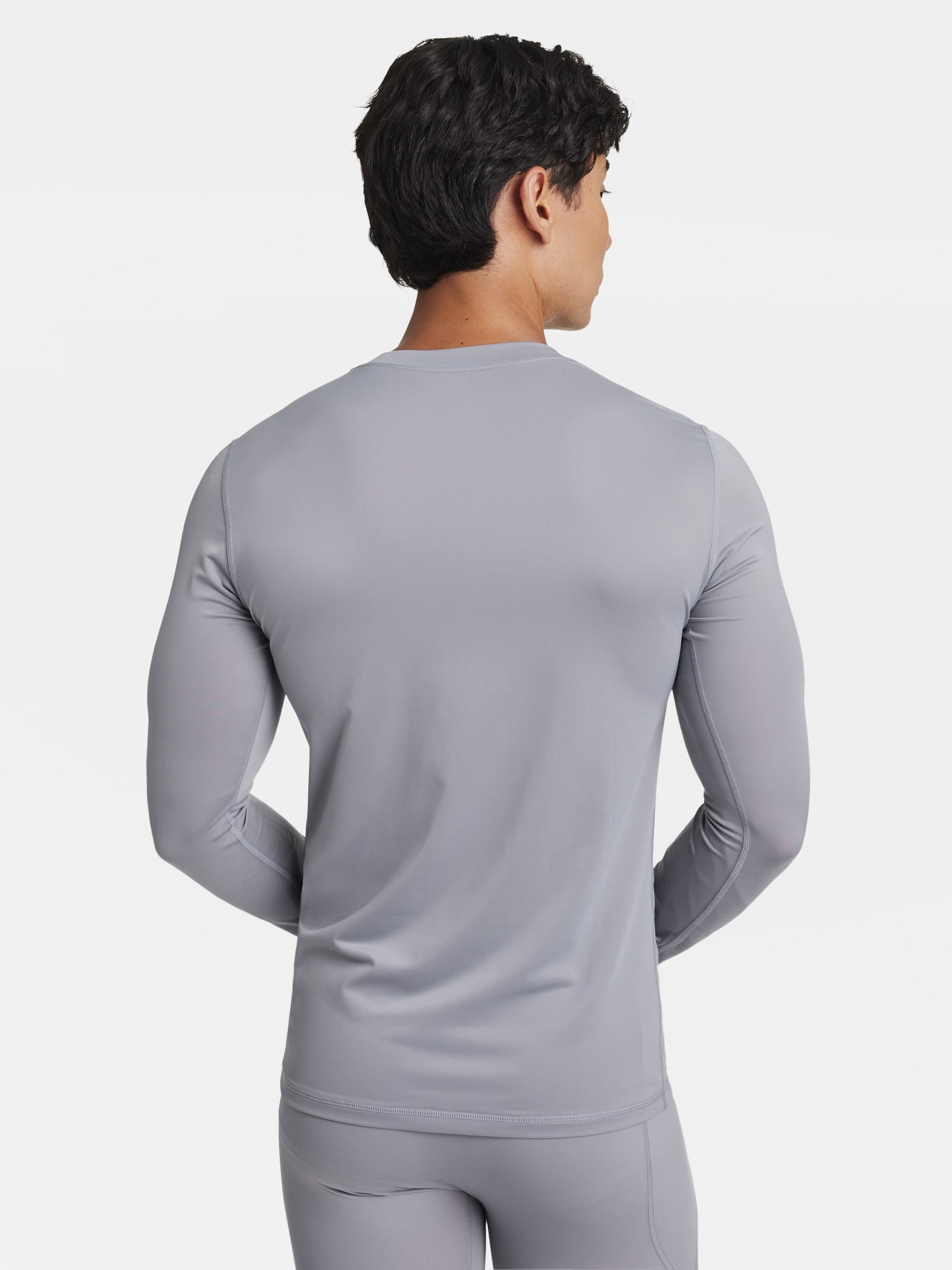 Reebok Men's and Big Men's Kinetic Compression Long Sleeve Top, Sizes XS-5XL
