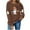 Brown#plus size halloween sweatshirts for women, variant on Halloween Shirt Women Halloween Sweatshirts Cute Ghost Graphic Crewneck Sweatshirt Oversized Long Sleeve Pullover Tops 2025 Brown,M