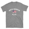 thumbnail image 1 of North Windham Maine Patriot Men's Cotton T-Shirt, 1 of 1
