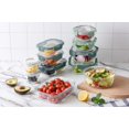 thumbnail image 2 of Set de recipientes para comida COOK WITH COLOR Premium, 32 unidades Vidrio borosilicato, 2 of 7
