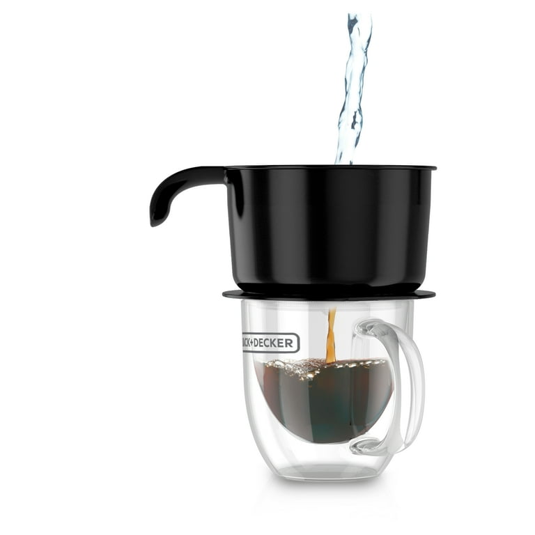 BLACK+DECKER Stainless Steel 4-Cup Drip Coffee Maker