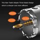 thumbnail image 3 of 35mm Tungsten Carbide Hole Saw, TCT Hole Saw Drill Bit with 1 Titanium Plated Pilot Drill Bits for Stainless Steel, Sheet, Metal, 3 of 5