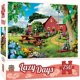 thumbnail image 1 of Springbok Puzzles cobblestone Village - Puzzle de 350 piezas, grande, de 18 x 235 pulgadas, fabricado en EE. UU., Corte único, piezas entrelazadas, piezas grandes, fáciles de elegir y colocar MasterPieces 70598900, 1 of 1