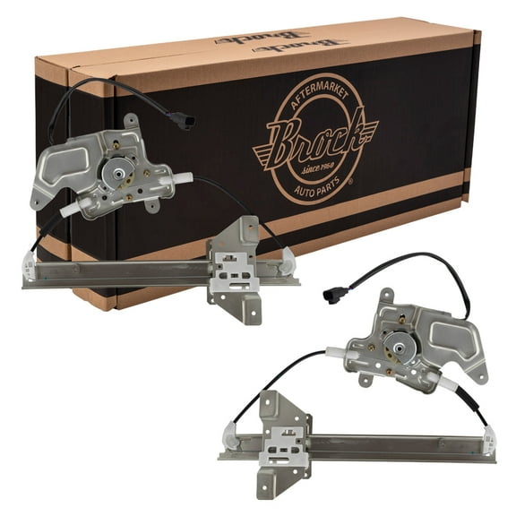 Brock Window Regulator w/ Motor for 1999-2004 Alero Sedan Rear Set 12497971 1999-2005 Grand Am