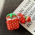 thumbnail image 2 of LEWOTE Airpods Silicone Case Funny Cute Cover Compatible for Apple Airpods 1&2[Fruit and Vegetable Series][Best Gift for Girls or Couples](Strawberry), 2 of 5