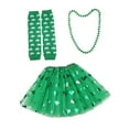 thumbnail image 2 of Conjunto de disfraz para el día de San Patricio, falda de tul para regalos, cosplay, juego de rol festivo, 2 of 8