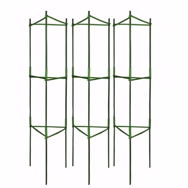 Inteprter Jaula de tomate fuerte y fácil de usar, 3 uds., para un crecimiento saludable de las plantas, soporte resistente, jaulas y soportes Jardín y Patio
