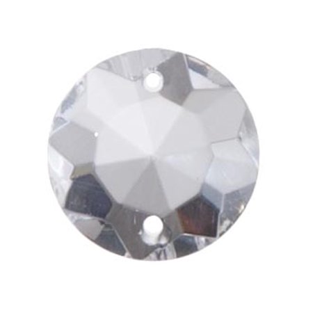 

B&P Lamp® 11/16 (18 mm) Clear Crystal Round Rose Jewel