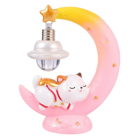 

Night Lamp Night Lamp With Cat Moon Design Night Light Moon Lamp Decorative Night Lamp