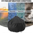 thumbnail image 2 of Grill Cover For George Foreman, Twopone Electric Bbq Grill Cover Round Grill Cover, Indoor Outdoor Waterproof, 20x18 Inch Tw, 2 of 5