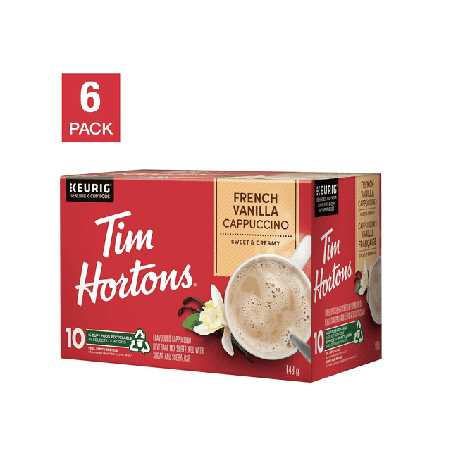 Tim Hortons French Vanilla Cappuccino K-Cup Pods, 60-count