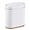 White Gold, variant on PLERISE 2 Gallon Sensor Trash Can with Lid, Black Automatic Narrow Garbage Can, Waterproof Smart Motion Sensor Waste Bin for Bathroom Living Room Office