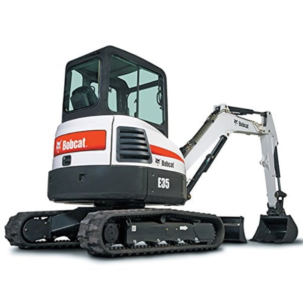 Bobcat Mini Compact Excavator E35 Die Cast Toy Scale 150