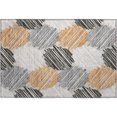 thumbnail image 2 of Addison Rugs Mayfield Premium Machine Washable Transitional Geometric Copper Rectangle Rug, 1'8" x 2'6", 2 of 6