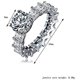 thumbnail image 1 of Anillo de cobre para mujer, señora y niña, decoración con circonita, forma de corazón, chapado redondo, joyería (#8), 1 of 5