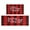 Red Plaid (5), variant on Red Plaid Kitchen Rugs and Mats Sets Of 2,Kitchen Decoration Rugs,Rubber Backing Non-Slip Floor Mat for Sink Washable Waterproof Laundry Room Runner Rugs