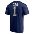 thumbnail image 3 of Men's Navy Navy Midshipmen Number One Dad T-Shirt, 3 of 3