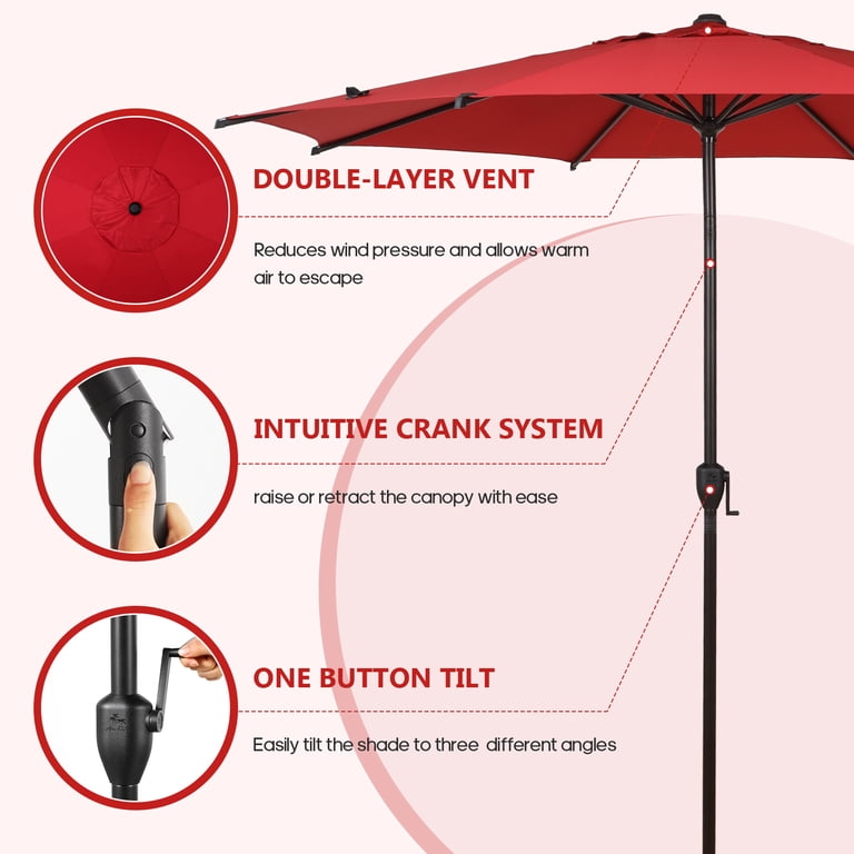 10ft solar led lighted patio umbrella 10 Feet Cantilever with 32 Lights and Panel Batteries-Beige Arai Freeway Classic Solid Crafted with your comfort Fabric:Aqua sleek ebike design
