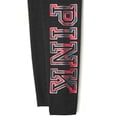 thumbnail image 2 of Victoria's Secret Pink High Waist Full Length Legging Dark Gray Red Plaid Logo Size Large New, 2 of 3