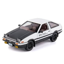 BDTCTK 1/24 Toyota AE86 Initial D Model Car, Zinc Alloy Pull Back Toy Car with Sound and Light for Kids Boy Girl Gift