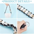 thumbnail image 5 of 1Pc Bead Purse Strap 24.4-25.6" Acrylic Purse Strap Marble Pattern Handbag Chain Short Shoulder Bag Strap Replacement with Alloy Spring Ring for Purse Handbags DIY Crafts, 5 of 7