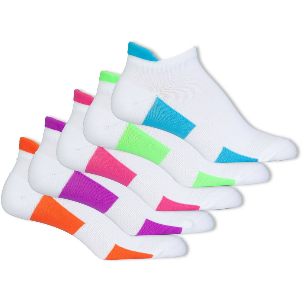 Danskin Ultra Comfort Noshow Socks, with Heel Tab Pack of 5 Walmart