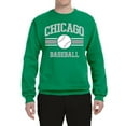 thumbnail image 2 of Wild Bobby City of Chicago CHI American Baseball Fantasy Fan Sports Unisex Crewneck Sweatshirt, Kelly, 3X-Large, 2 of 6