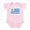 Petal Pink, variant on CafePress - Uruguay Flag Infant Bodysuit - Baby Light Bodysuit, Size Newborn - 24 Months