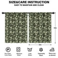 thumbnail image 2 of Blackout Kids Curtains,Pixel Green Camo Digital Pattern Childrens Insulated Curtains Set Of 2,Bedroom Essentials,Toddler Room Decor 42"x54", 2 of 5