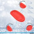 thumbnail image 2 of Superio Toboggan Snow Sled, Red (2 Pack), 2 of 5